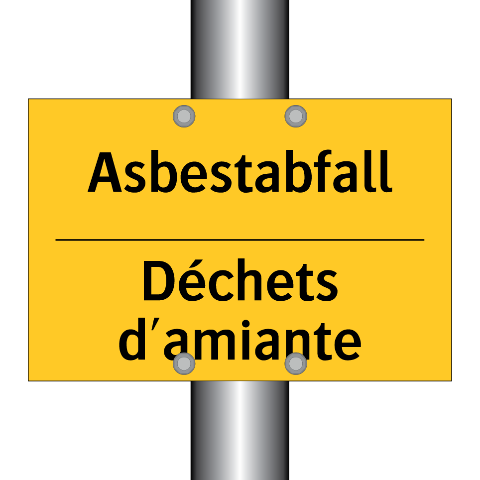 Asbestabfall - Déchets d'amiante