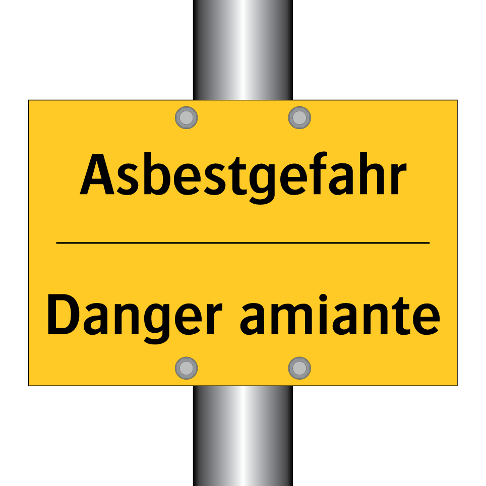 Asbestgefahr - Danger amiante