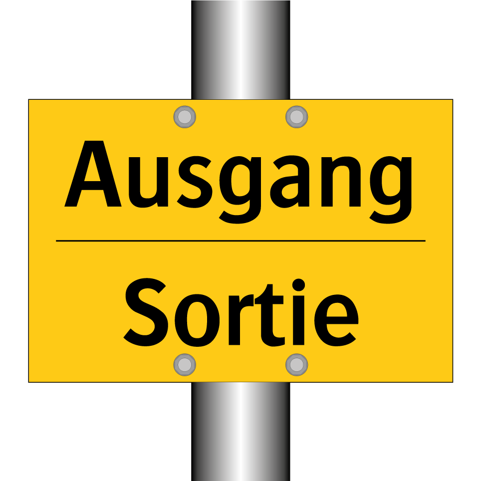 Ausgang - Sortie