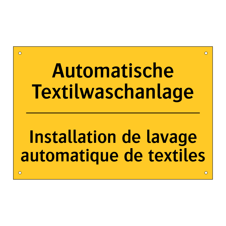 Automatische Textilwaschanlage - Installation de lavage automatique  /.../