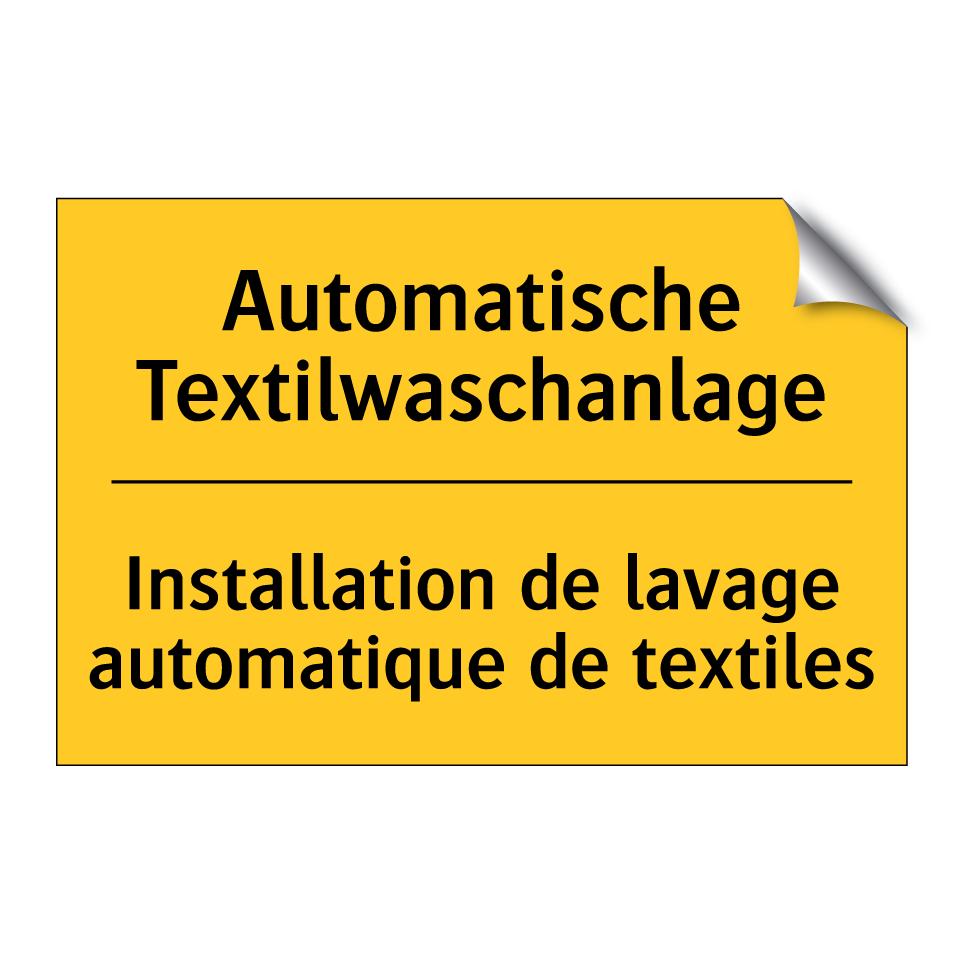 Automatische Textilwaschanlage - Installation de lavage automatique  /.../