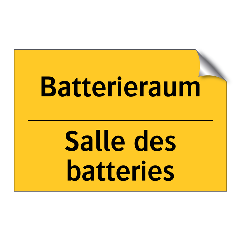 Batterieraum - Salle des batteries