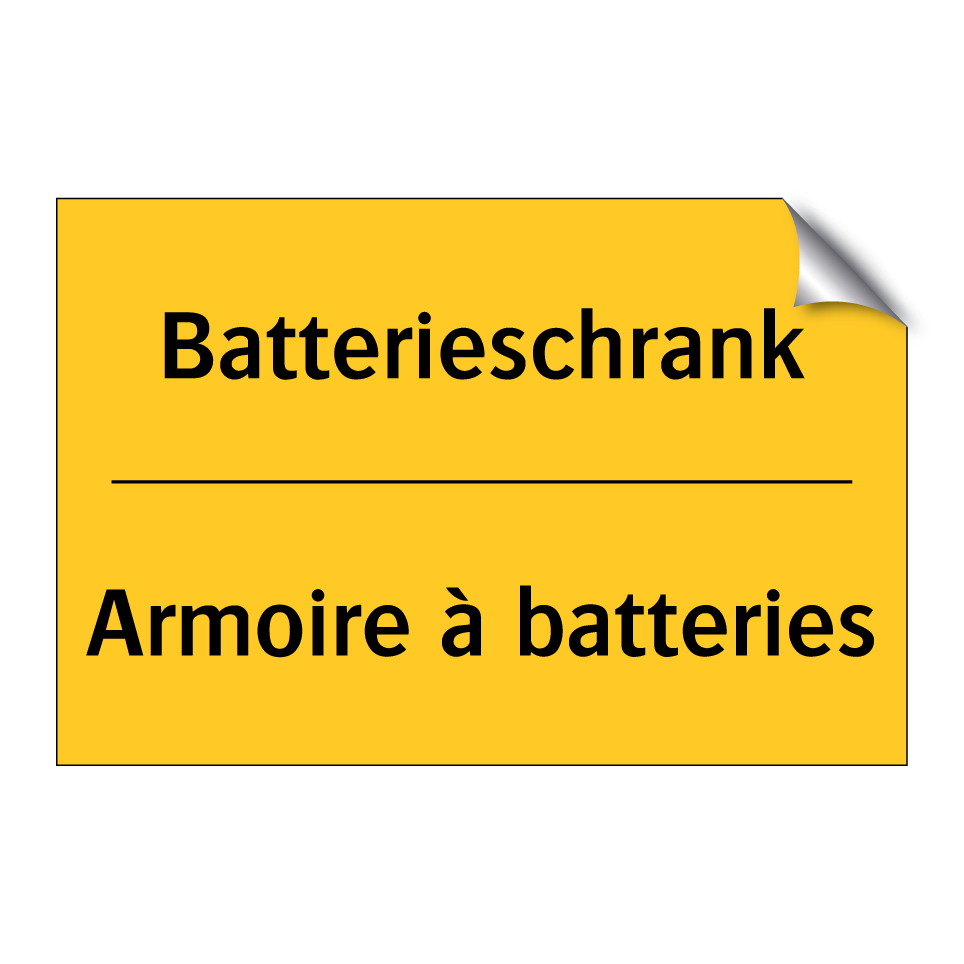 Batterieschrank - Armoire à batteries