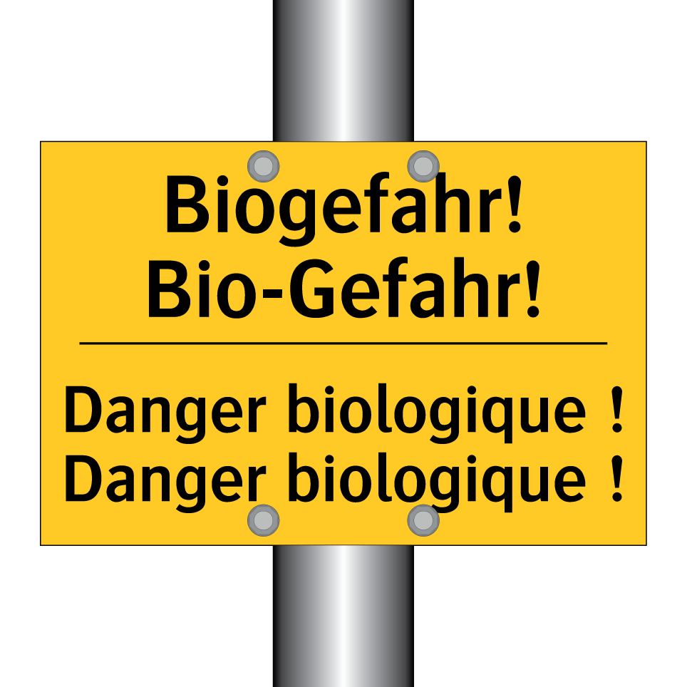 Biogefahr! Bio-Gefahr! - Danger biologique ! Danger biologique ! /.../
