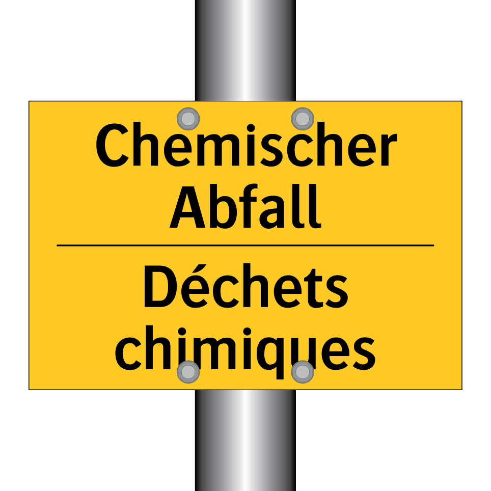 Chemischer Abfall - Déchets chimiques