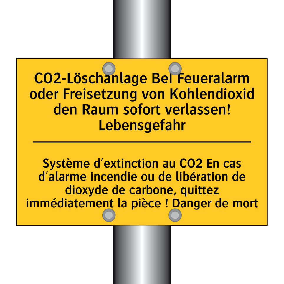 CO2-Löschanlage Bei Feueralarm  /.../ - Système d'extinction au CO2 En  /.../