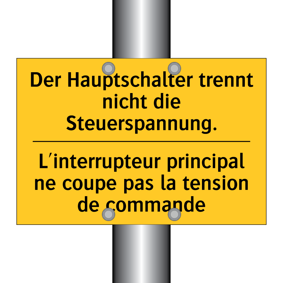 Der Hauptschalter trennt nicht  /.../ - L'interrupteur principal ne coupe  /.../