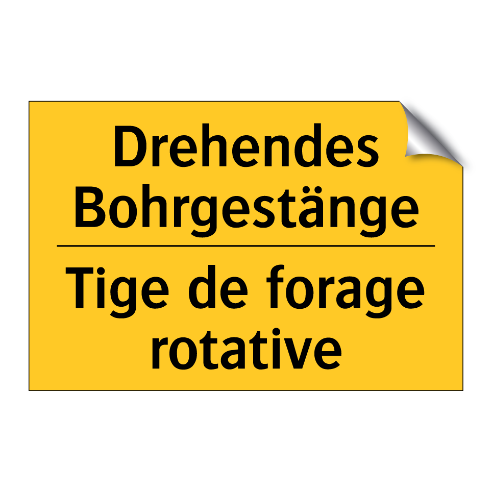 Drehendes Bohrgestänge - Tige de forage rotative