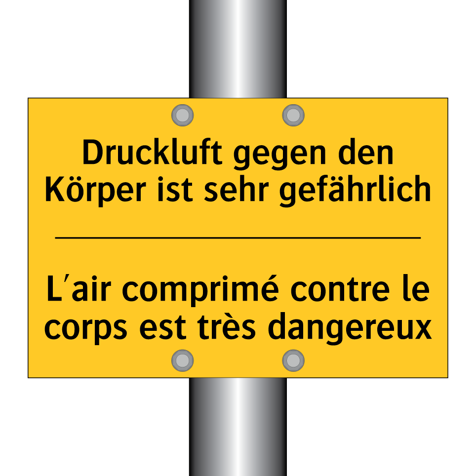 Druckluft gegen den Körper ist  /.../ - L'air comprimé contre le corps  /.../