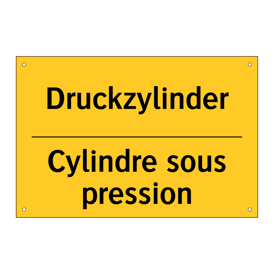 Druckzylinder - Cylindre sous pression