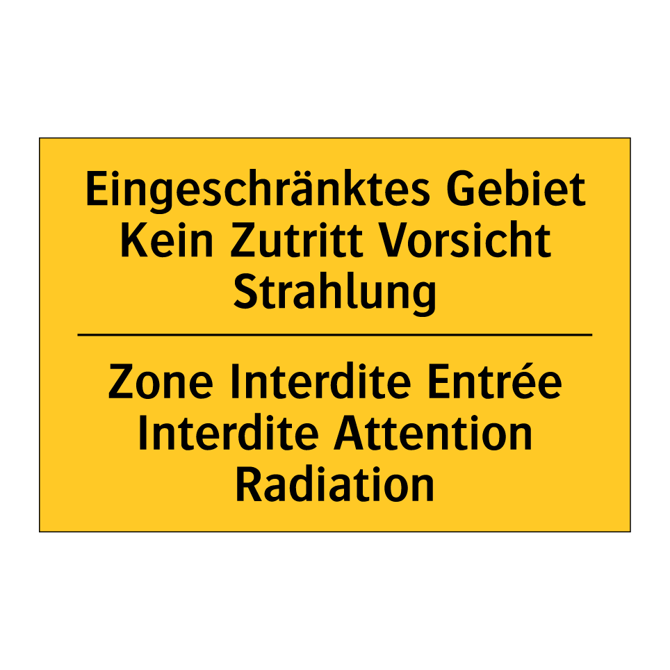 Eingeschränktes Gebiet Kein Zutritt  /.../ - Zone Interdite Entrée Interdite  /.../