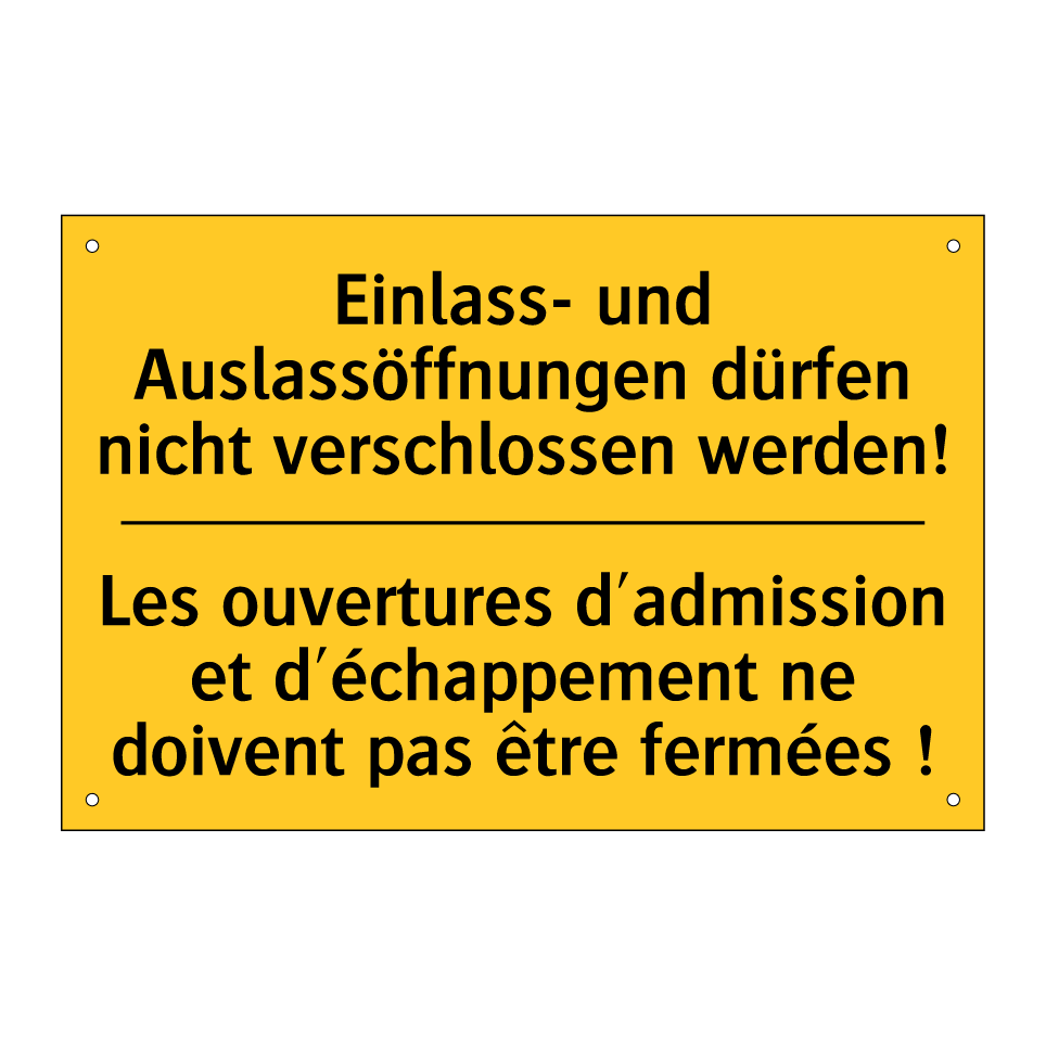 Einlass- und Auslassöffnungen  /.../ - Les ouvertures d'admission et  /.../