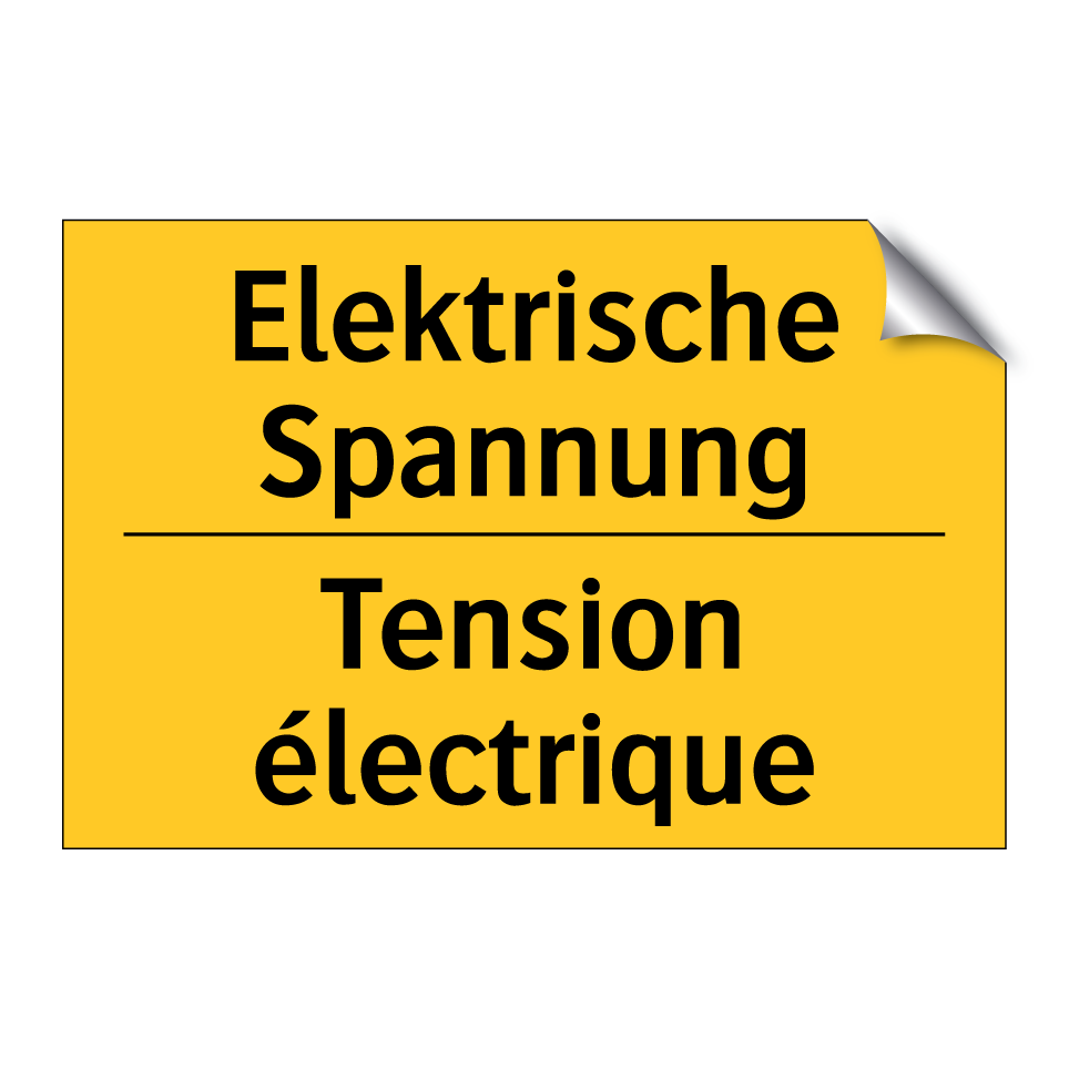Elektrische Spannung - Tension électrique