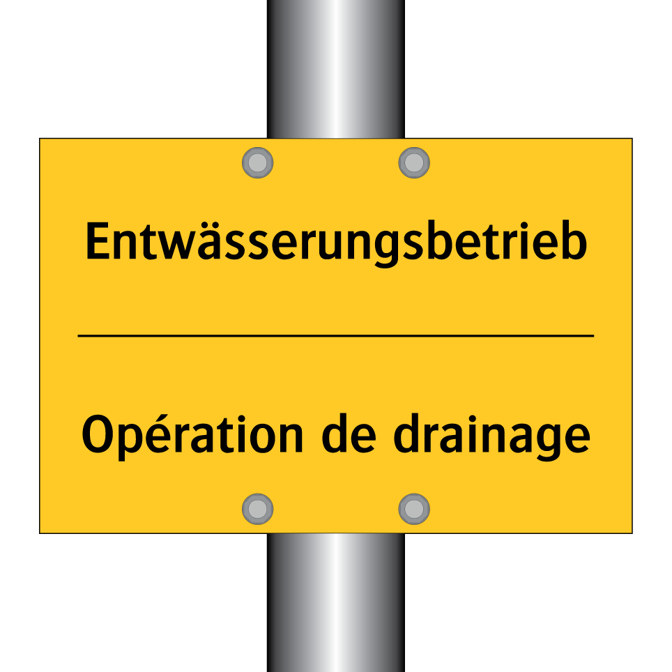 Entwässerungsbetrieb - Opération de drainage