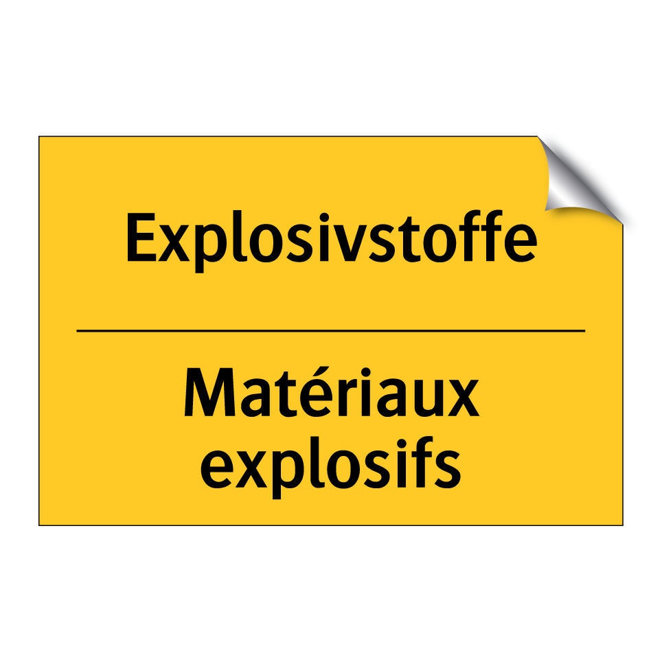 Explosivstoffe - Matériaux explosifs