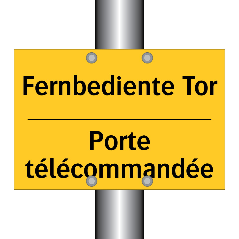Fernbediente Tor - Porte télécommandée