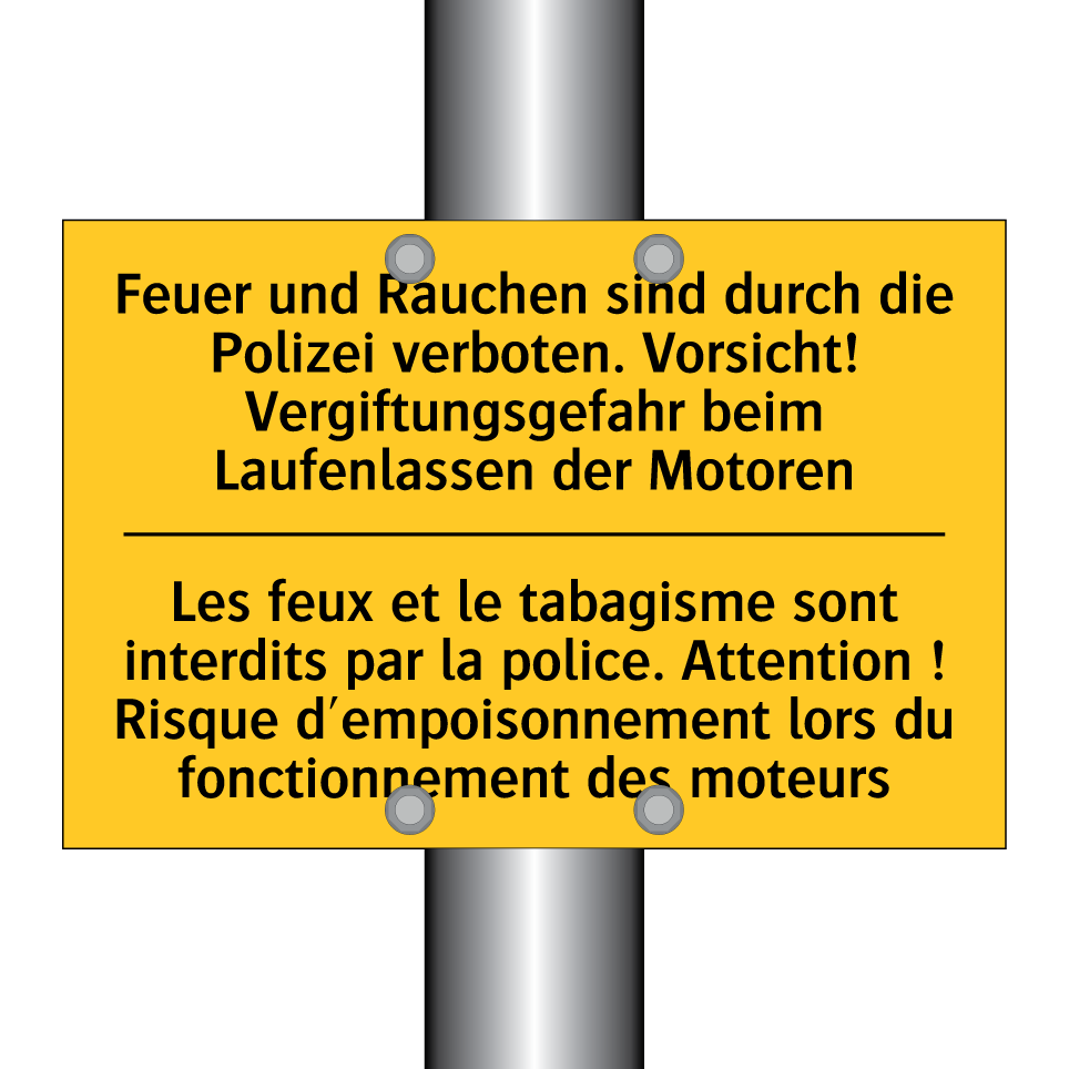 Feuer und Rauchen sind durch die  /.../ - Les feux et le tabagisme sont  /.../