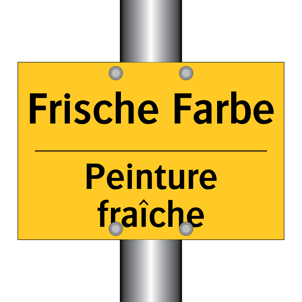 Frische Farbe - Peinture fraîche