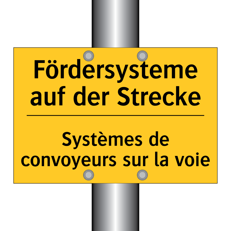 Fördersysteme auf der Strecke - Systèmes de convoyeurs sur la  /.../