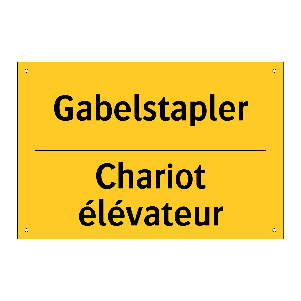 Gabelstapler - Chariot élévateur