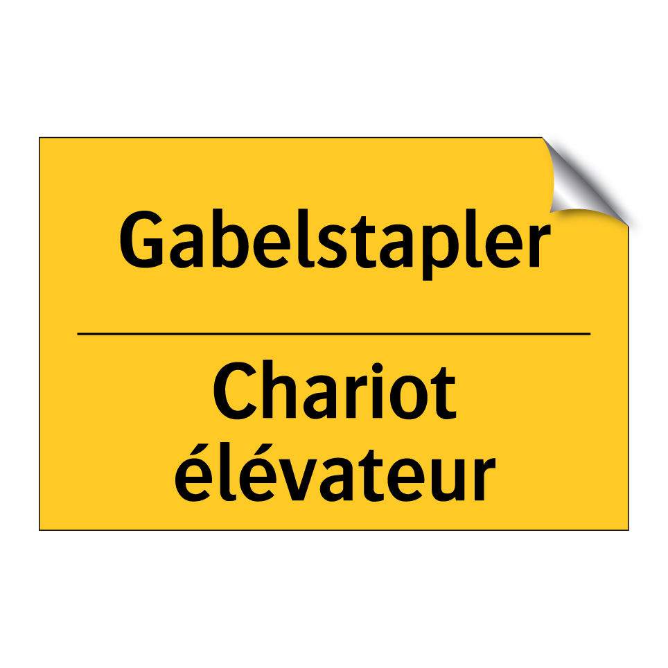 Gabelstapler - Chariot élévateur