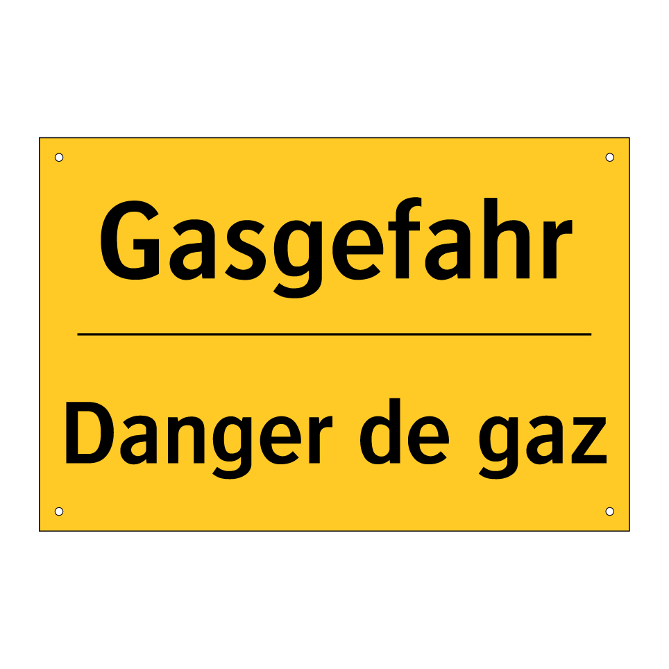 Gasgefahr - Danger de gaz