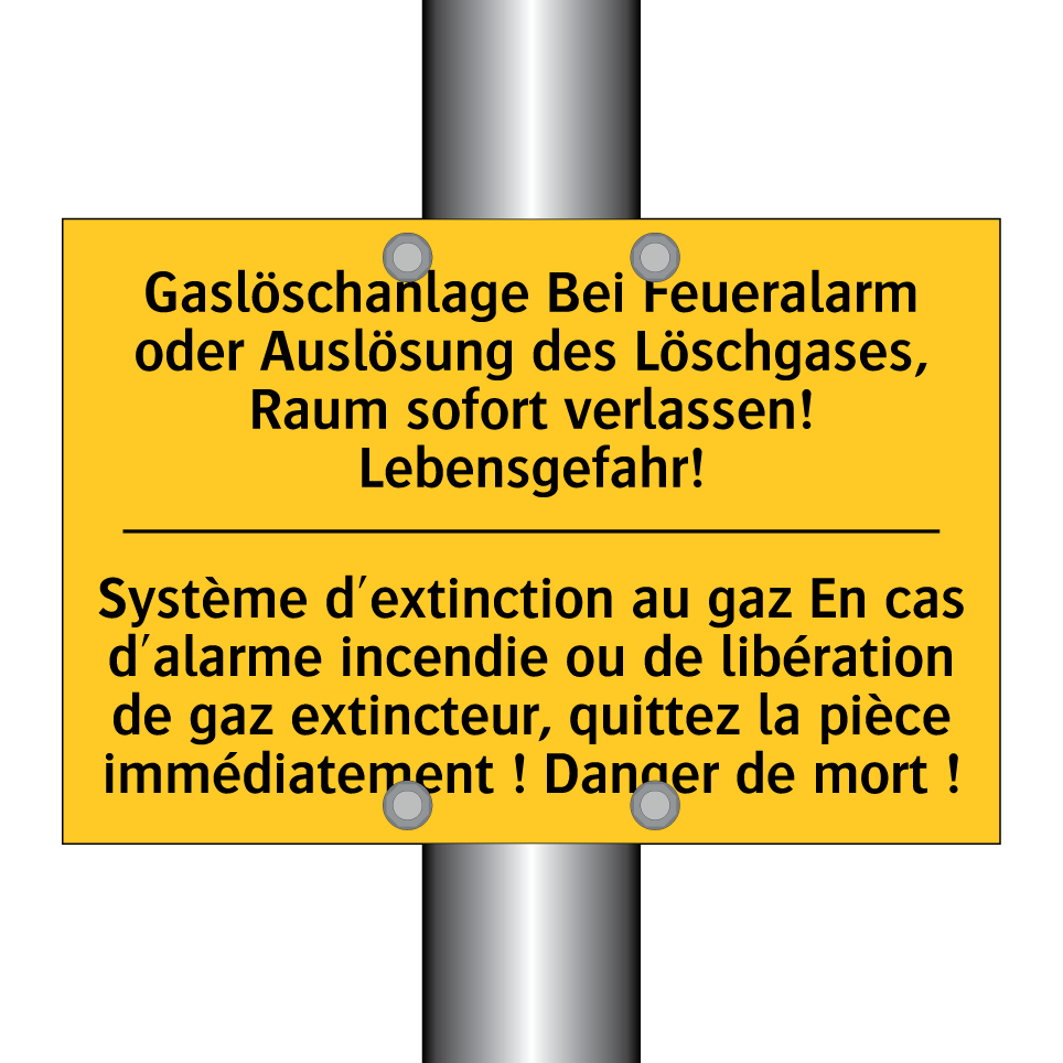 Gaslöschanlage Bei Feueralarm  /.../ - Système d'extinction au gaz En  /.../