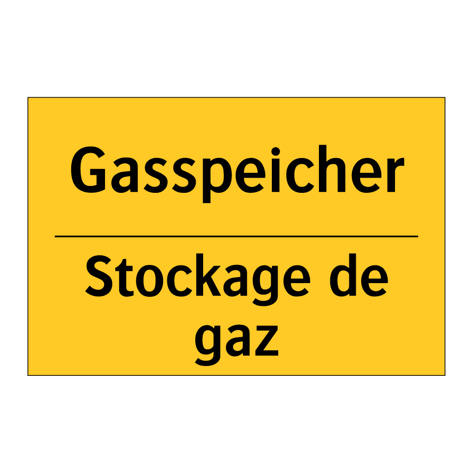 Gasspeicher - Stockage de gaz