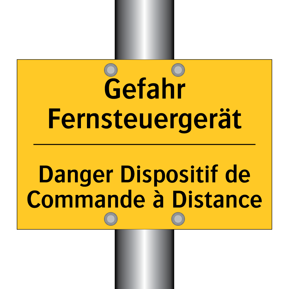 Gefahr Fernsteuergerät - Danger Dispositif de Commande  /.../