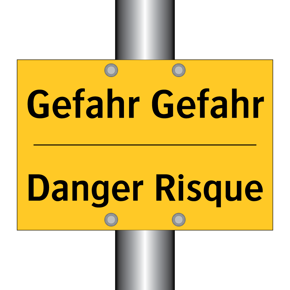 Gefahr Gefahr - Danger Risque