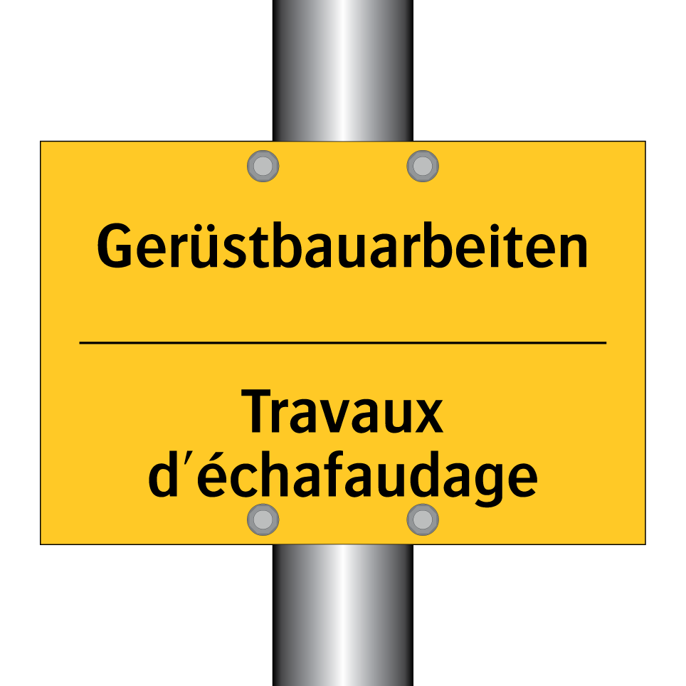 Gerüstbauarbeiten - Travaux d'échafaudage