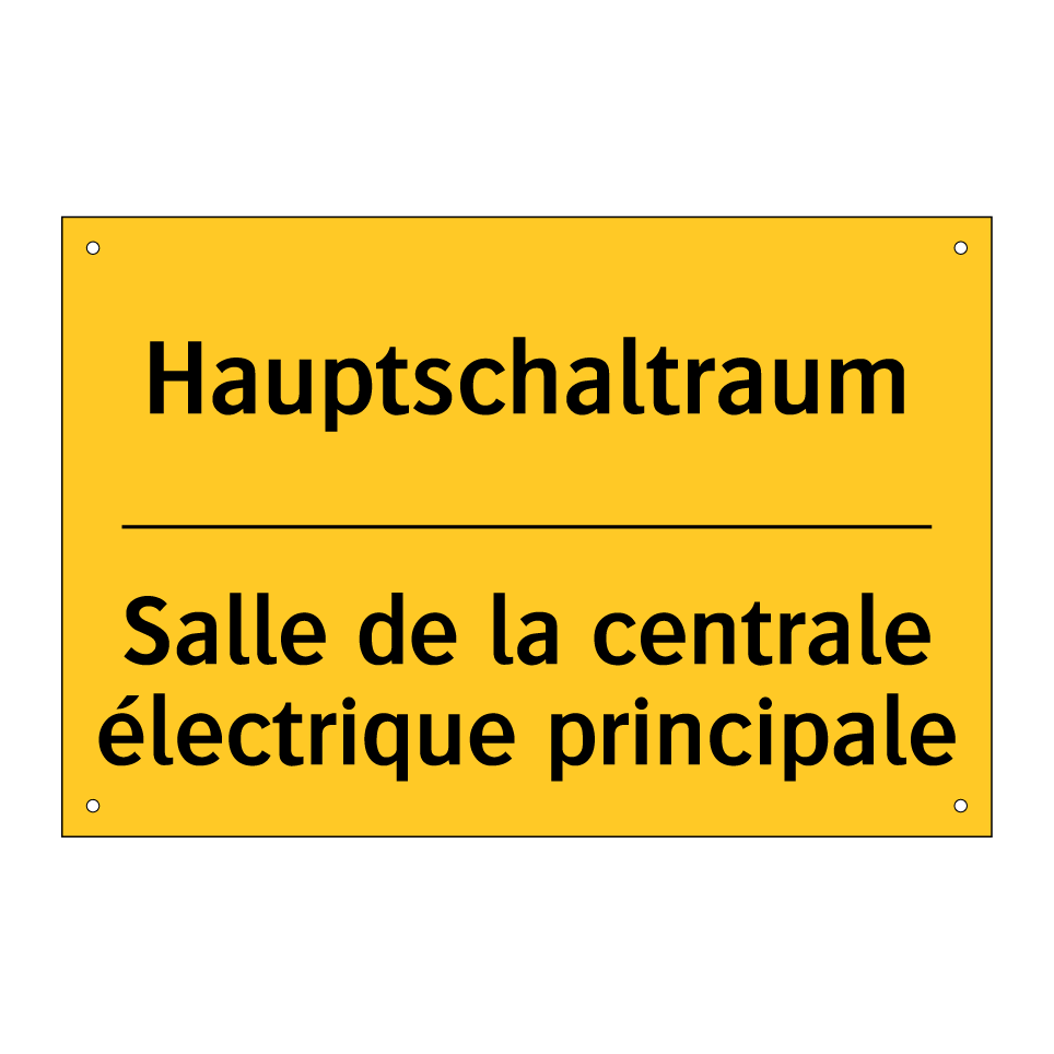 Hauptschaltraum - Salle de la centrale électrique  /.../