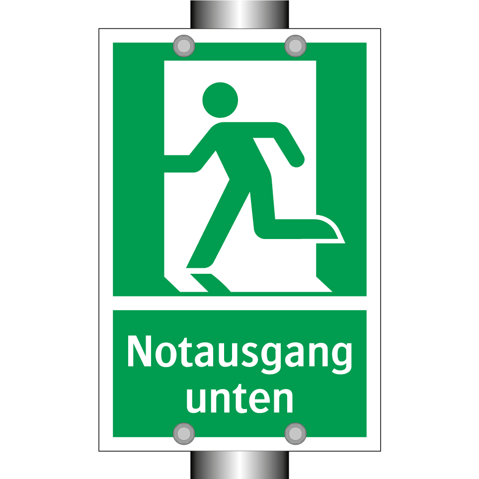 Notausgang unten