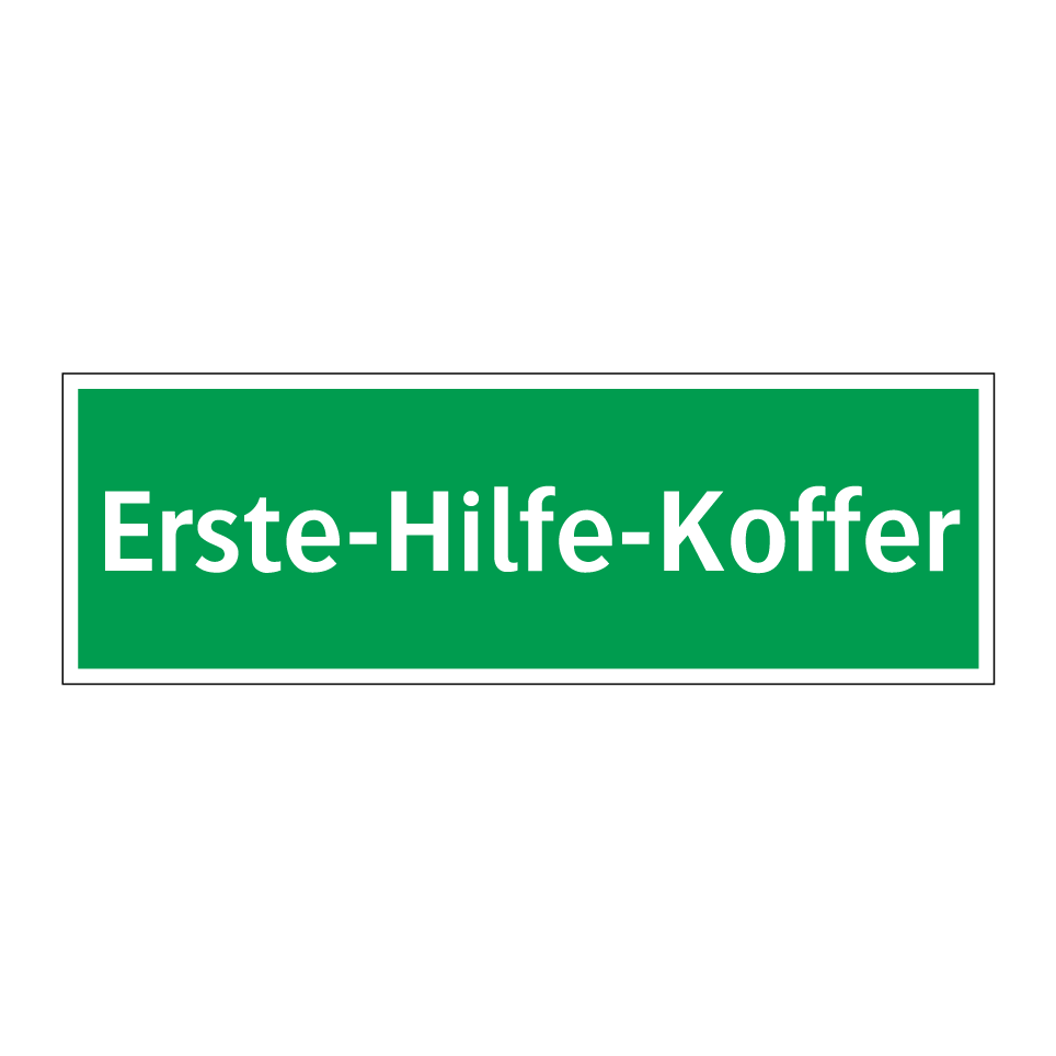 Erste-Hilfe-Koffer