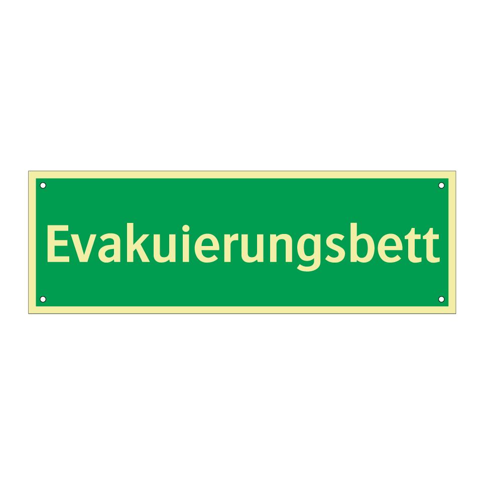 Evakuierungsbett