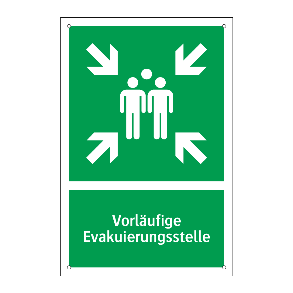 Vorläufige Evakuierungsstelle