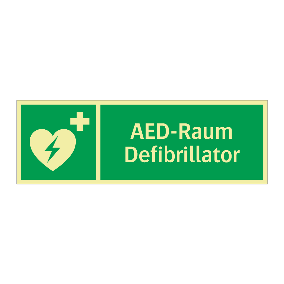 AED-Raum Defibrillator