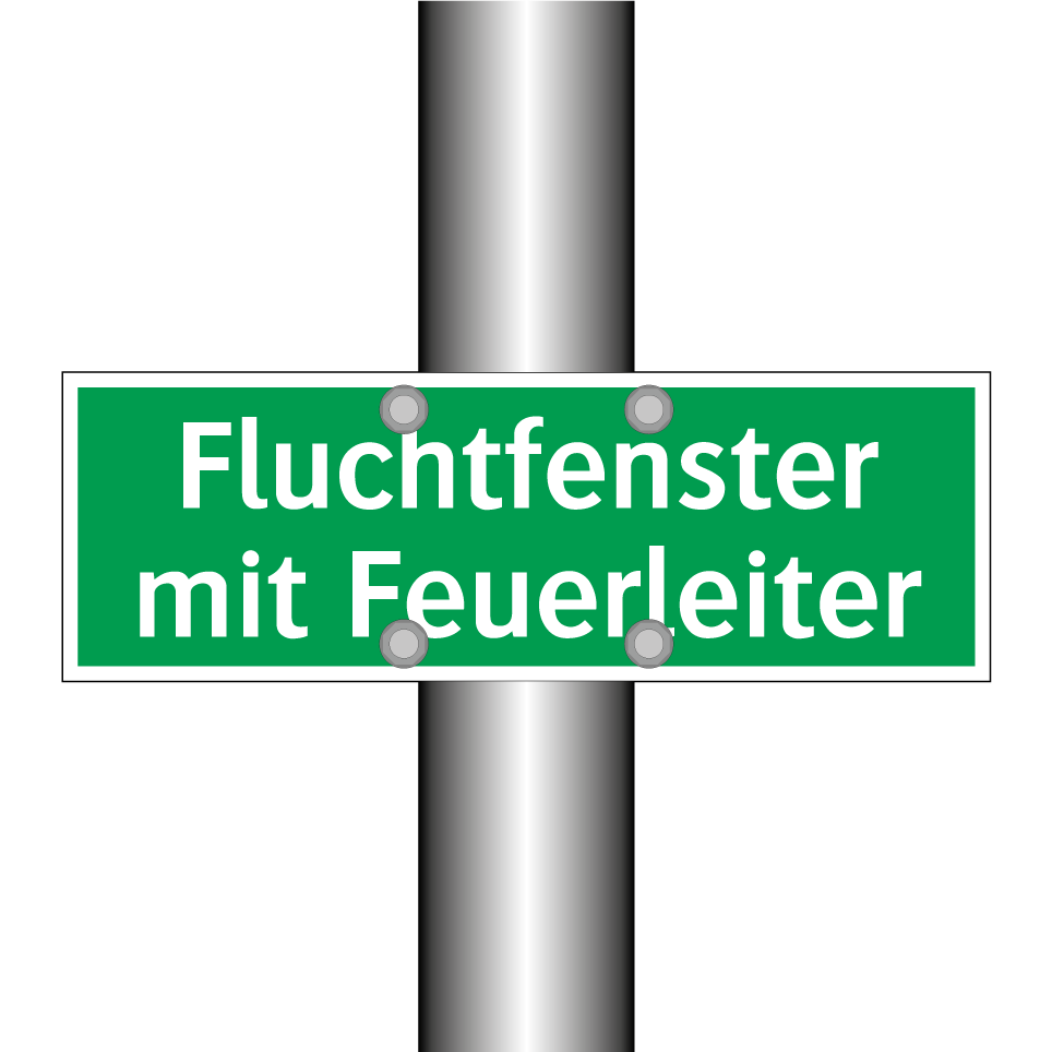 Fluchtfenster mit Feuerleiter