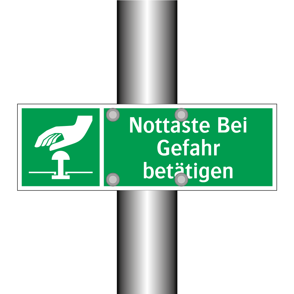 Nottaste Bei Gefahr betätigen