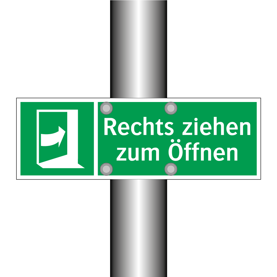 Rechts ziehen zum Öffnen