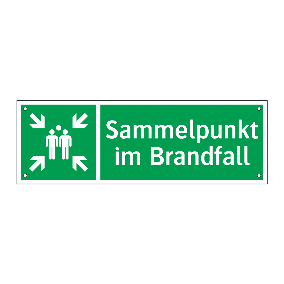 Sammelpunkt im Brandfall