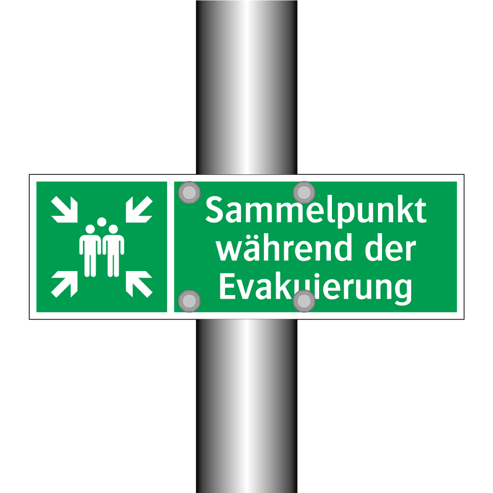 Sammelpunkt während der Evakuierung