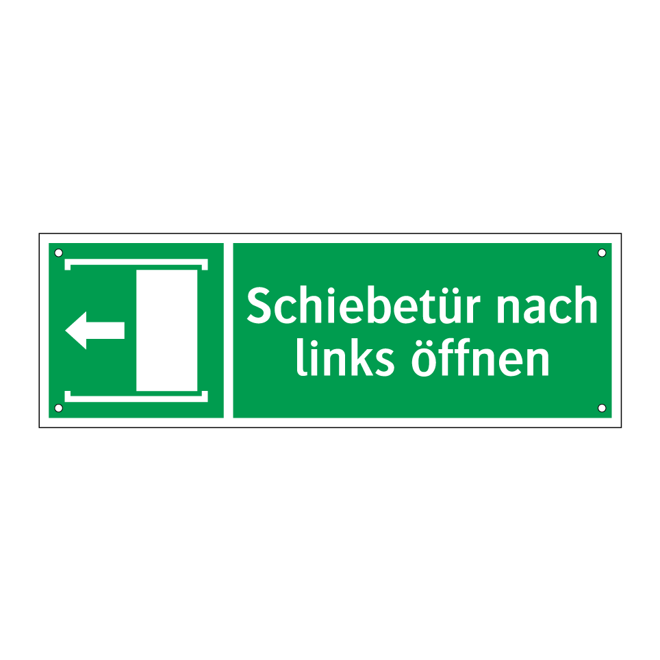 Schiebetür nach links öffnen