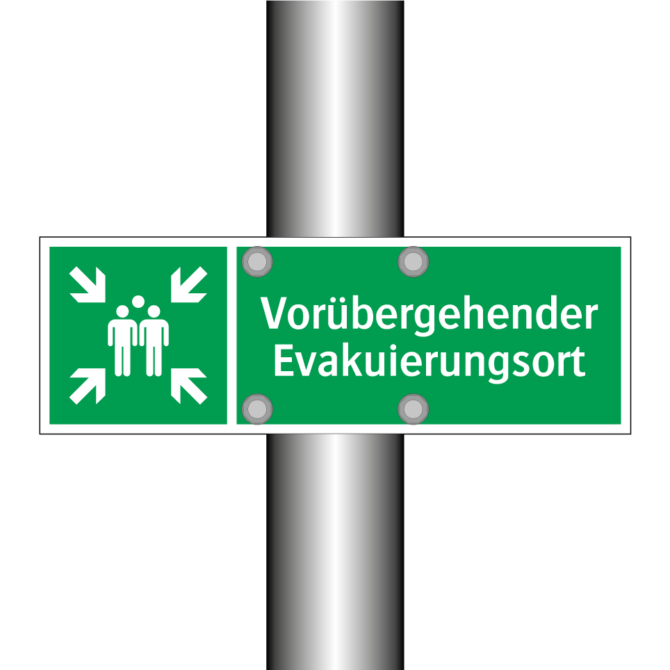 Vorübergehender Evakuierungsort