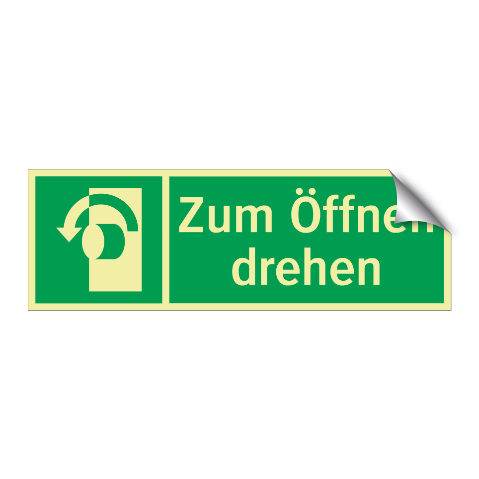 Zum Öffnen drehen