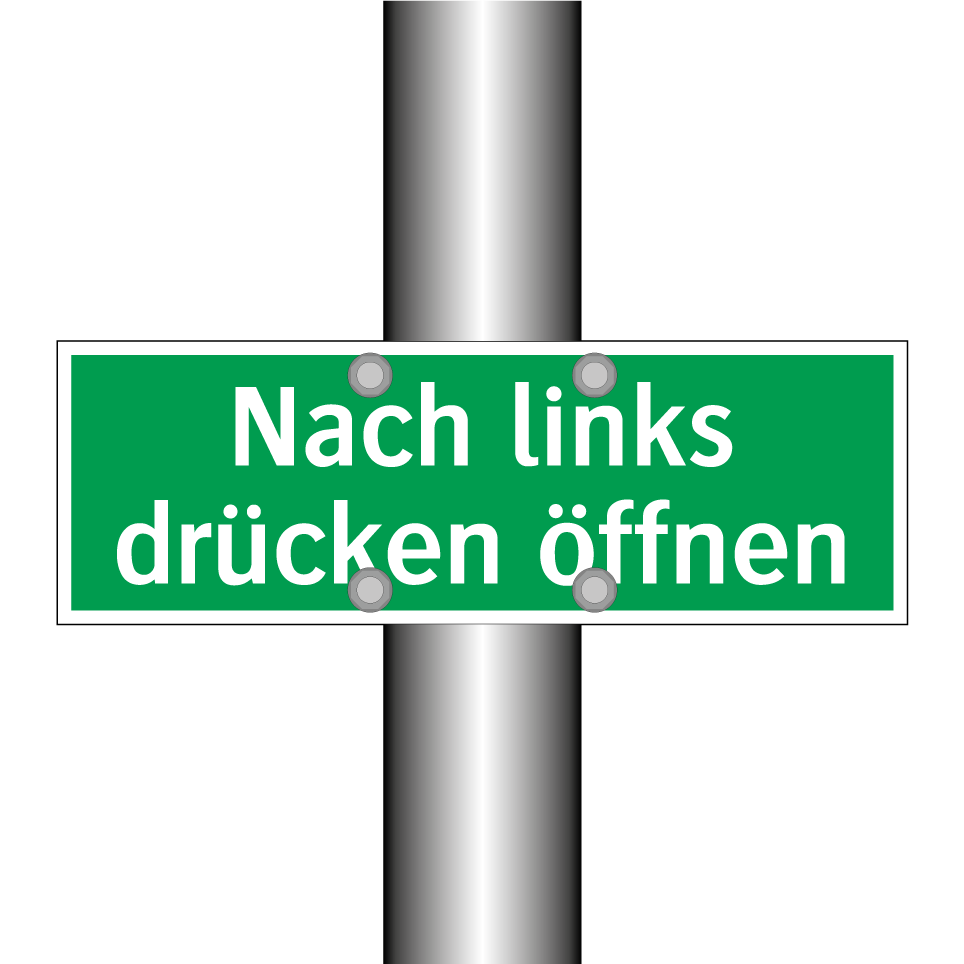 Nach links drücken öffnen