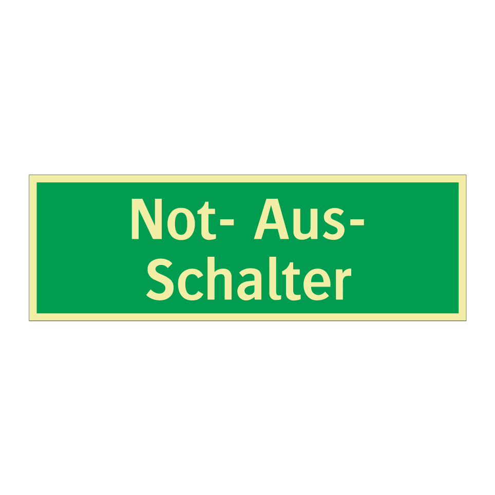 Not- Aus- Schalter