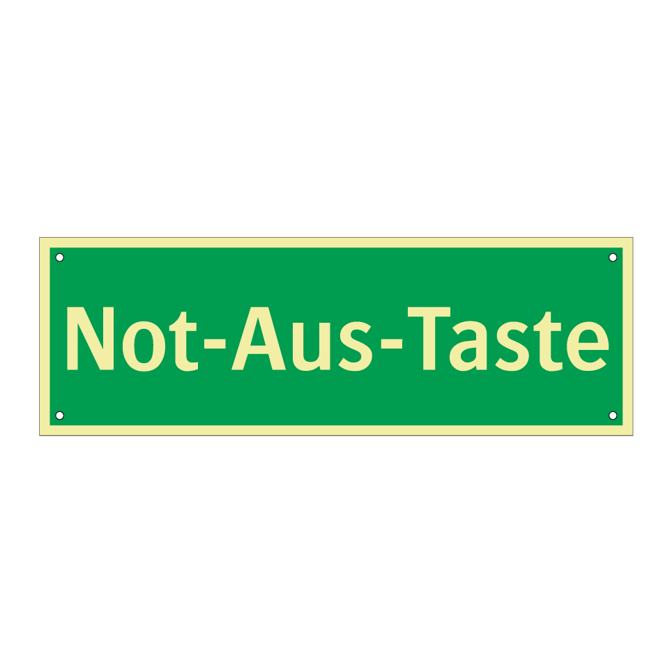 Not-Aus-Taste