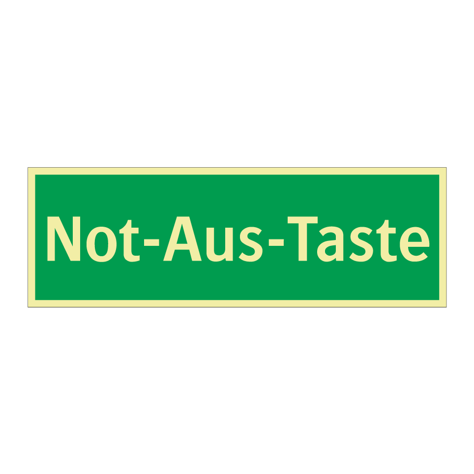 Not-Aus-Taste
