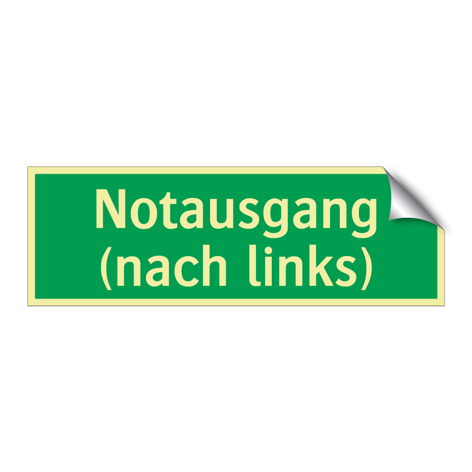 Notausgang (nach links)